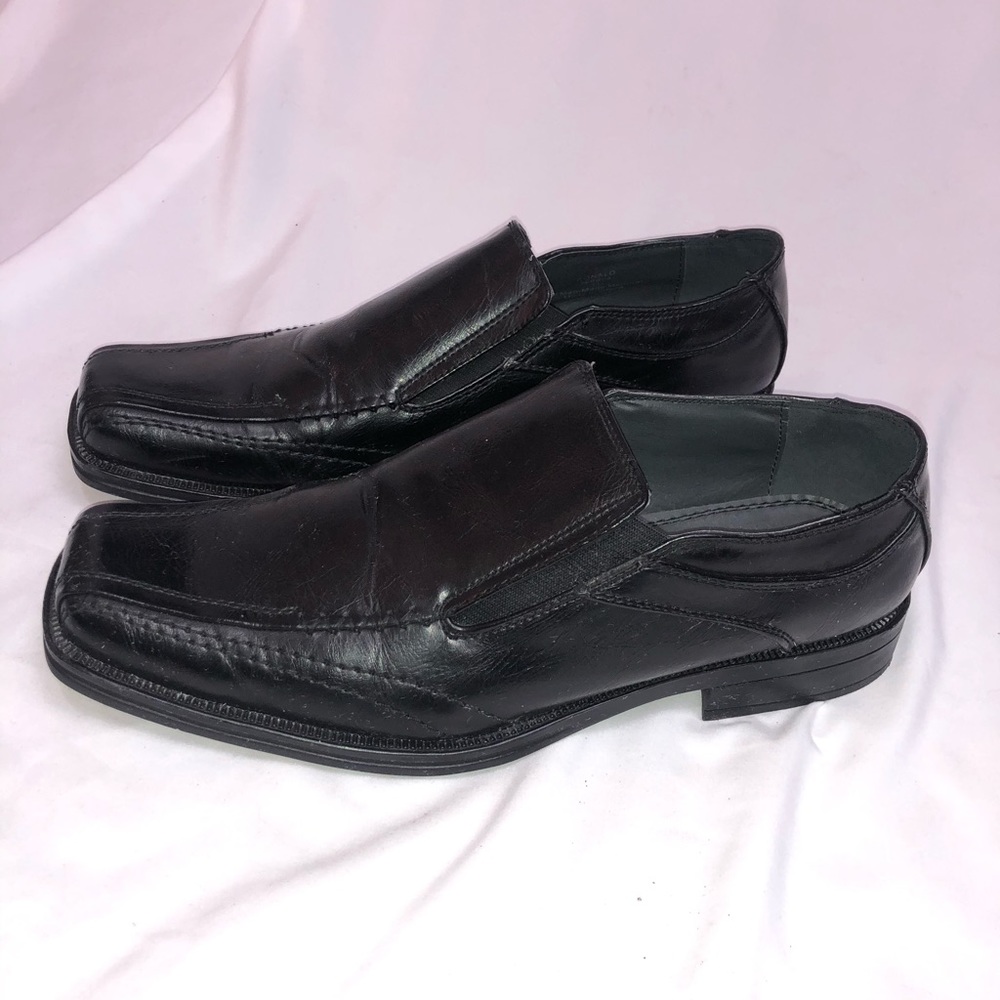 Men’s Borelli Black Shoes - Size 11 - Picture 2 of 5